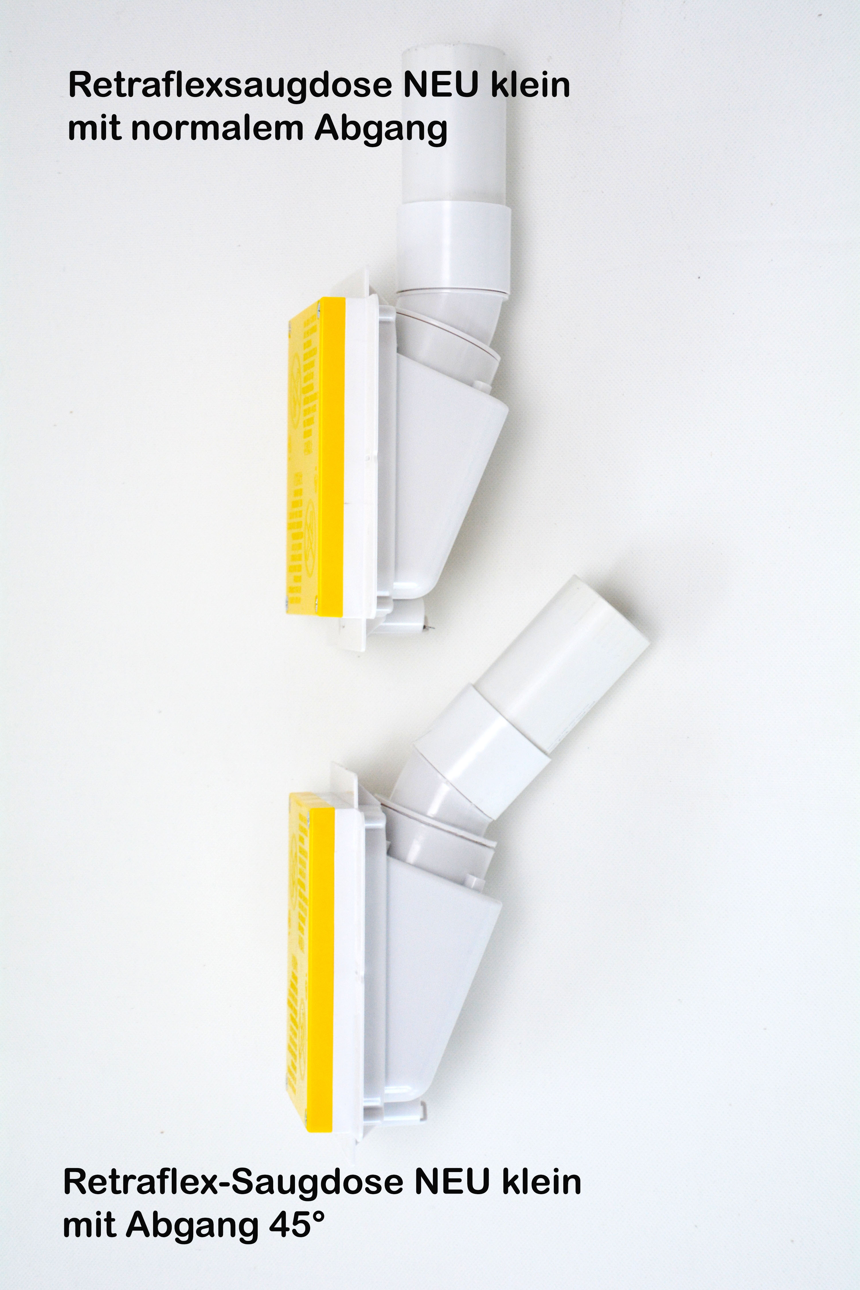Saugdose für Schlaucheinzug von Retraflex Neues Model-KLEIN