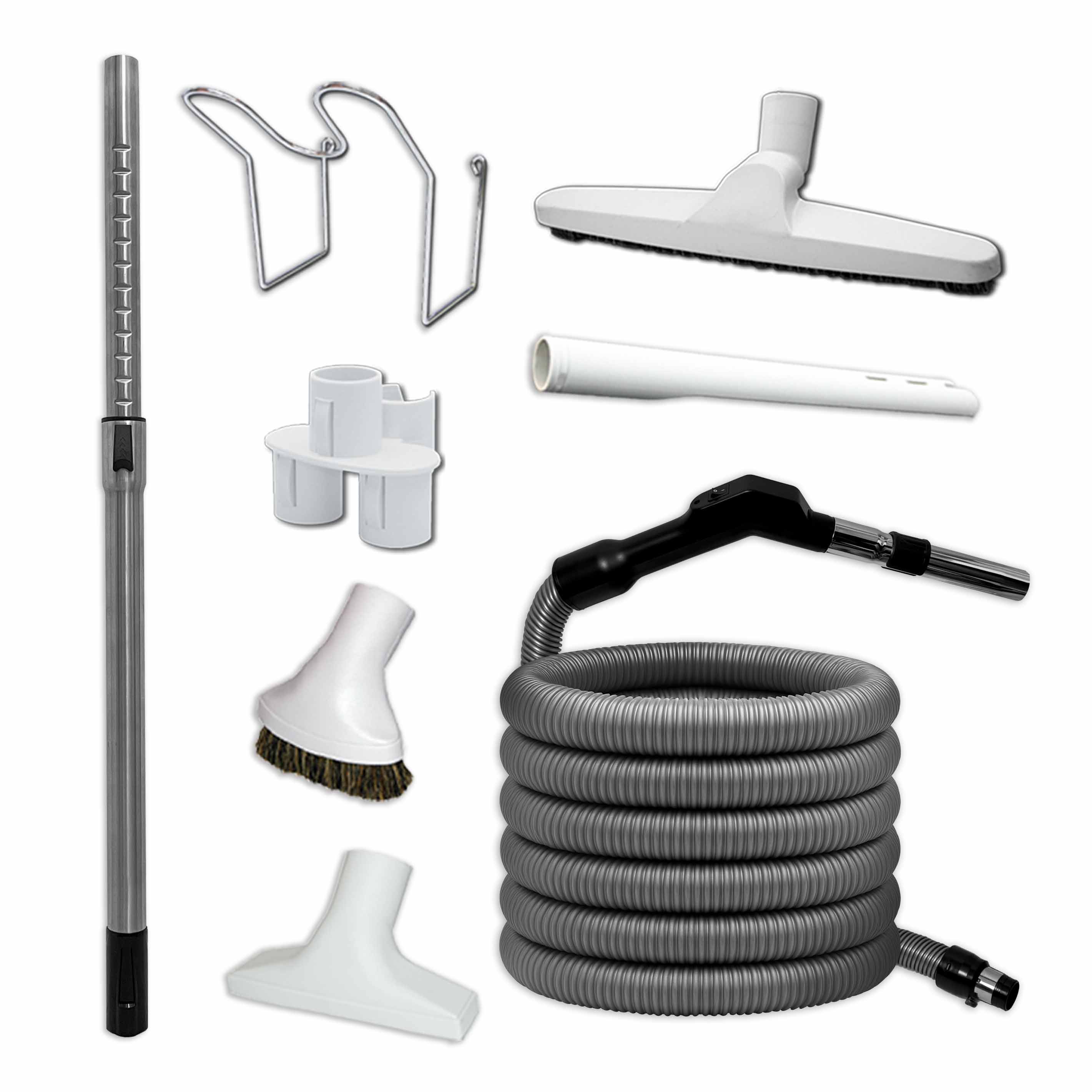 Schlauch-Set 6-tlg. mit Pistolengriff schwarz - Ein-Aus schaltbar