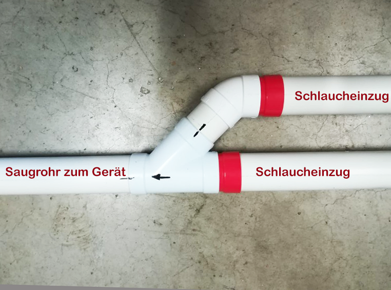 Stoppstück für Schlaucheinzug