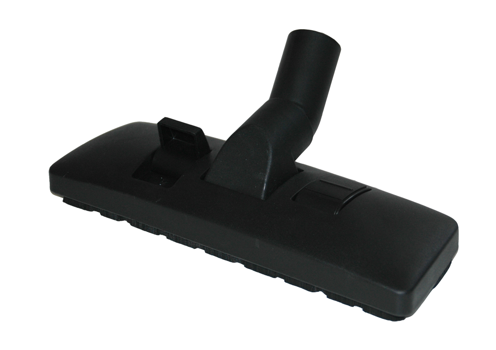 Bodendüse umschaltbar mit Chromstahl-Bodenplatte - schwarz