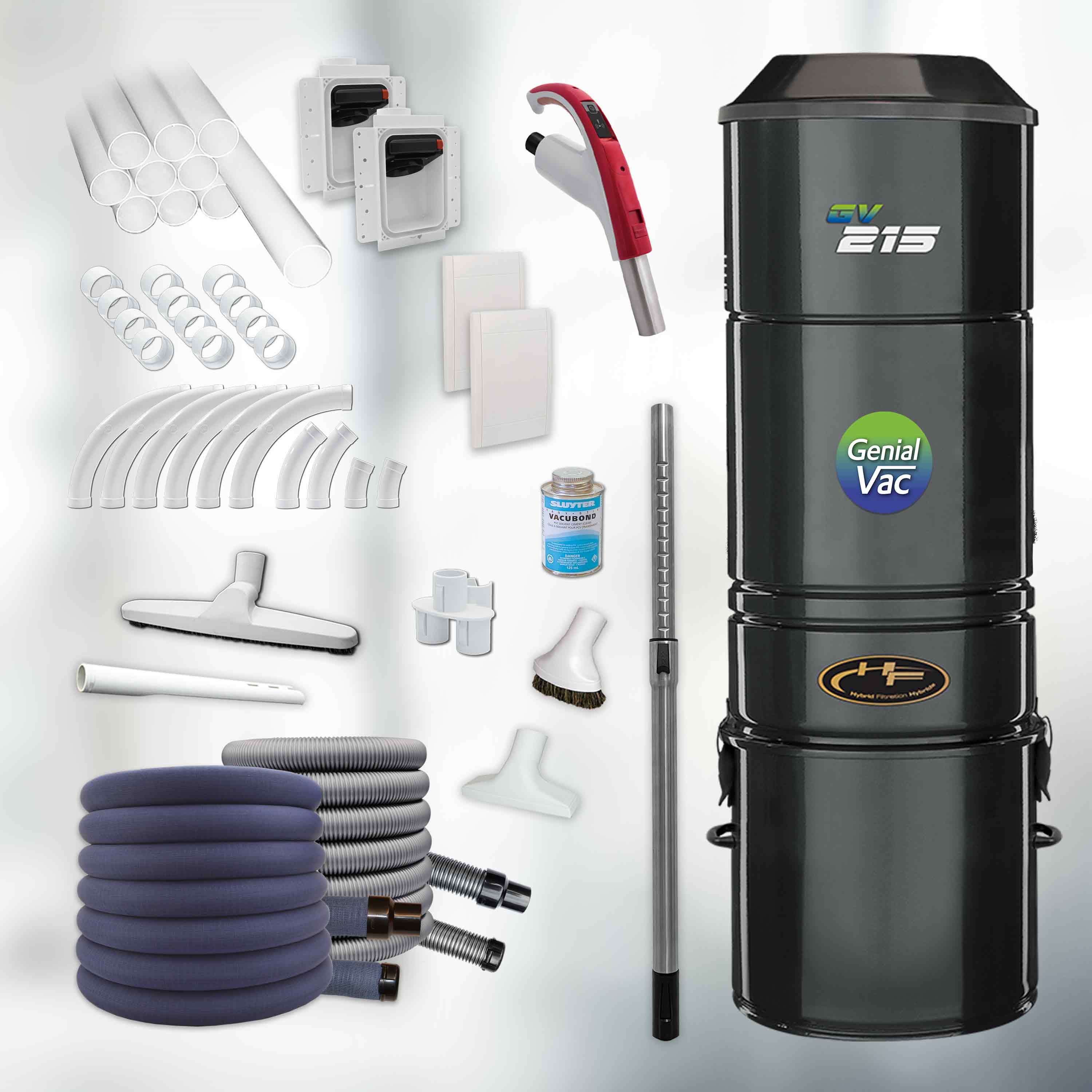 Set Nr. GV215 high-quality-line inkl. 2 Schlaucheinzüge