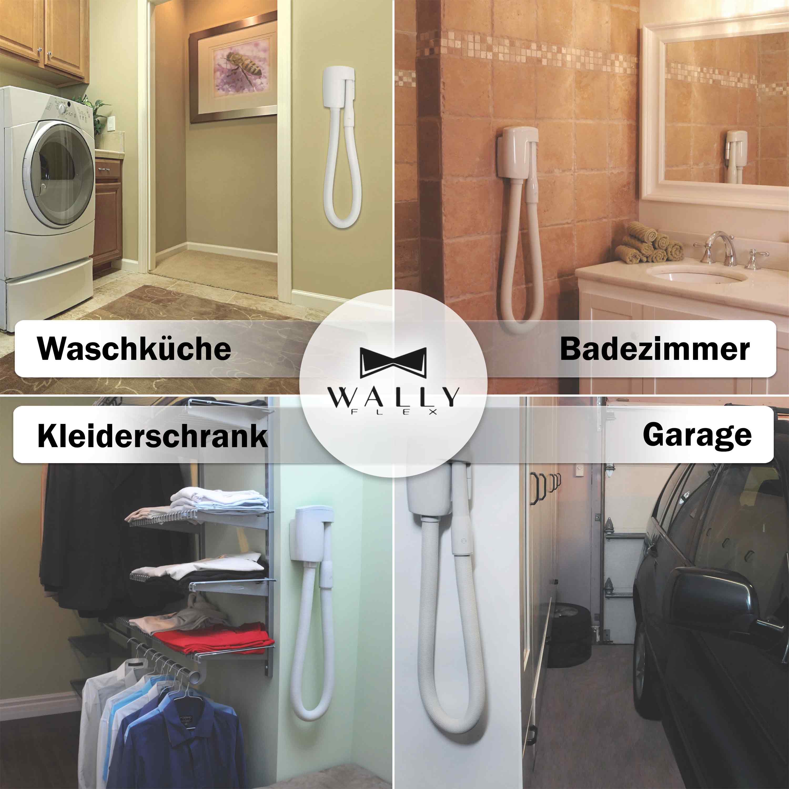 Wally-Flex bis 4m dehnbar - weiß