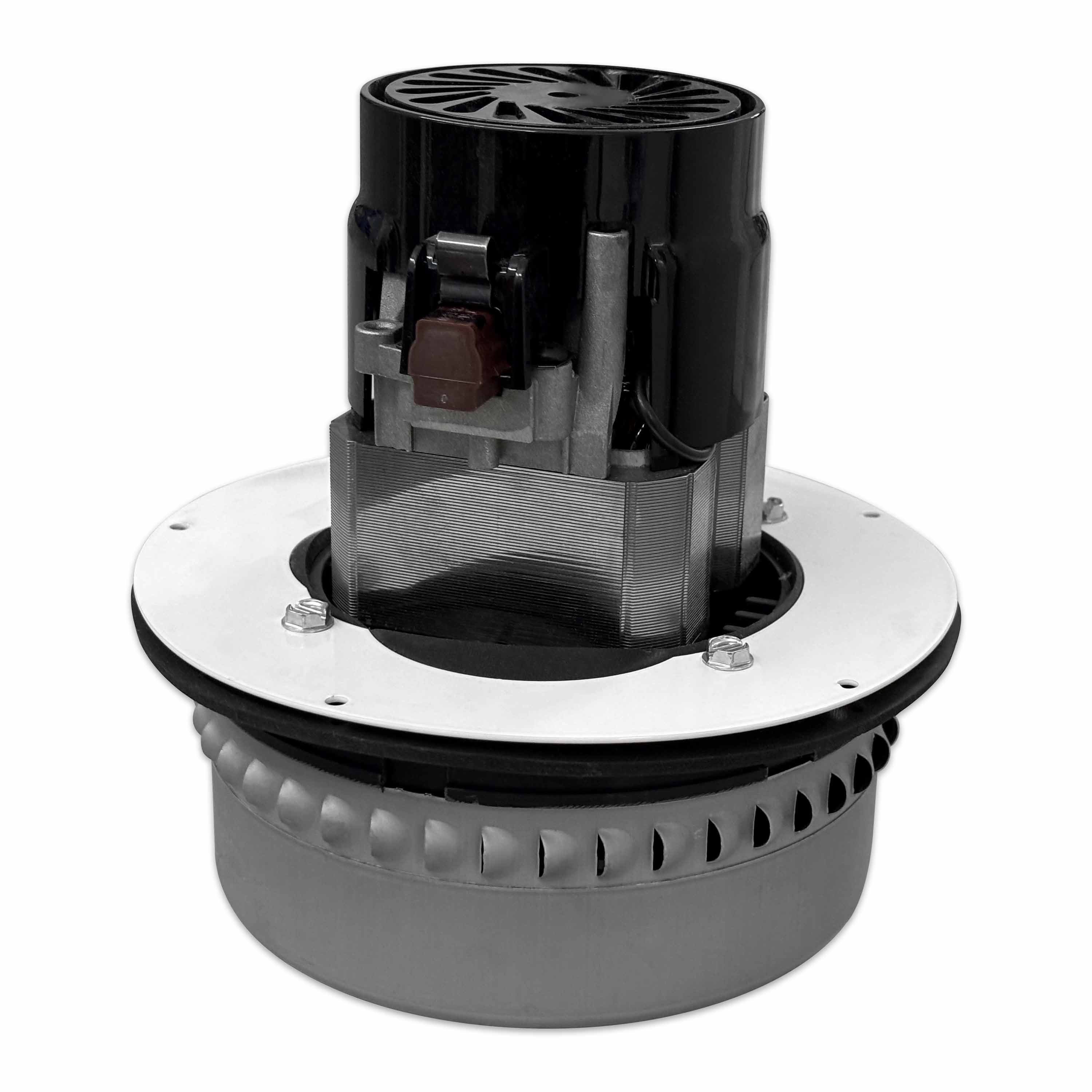 Motor unten mit 2 Turbinen - Boden flach mit Ausblas-Schuppen für Geräte 2025