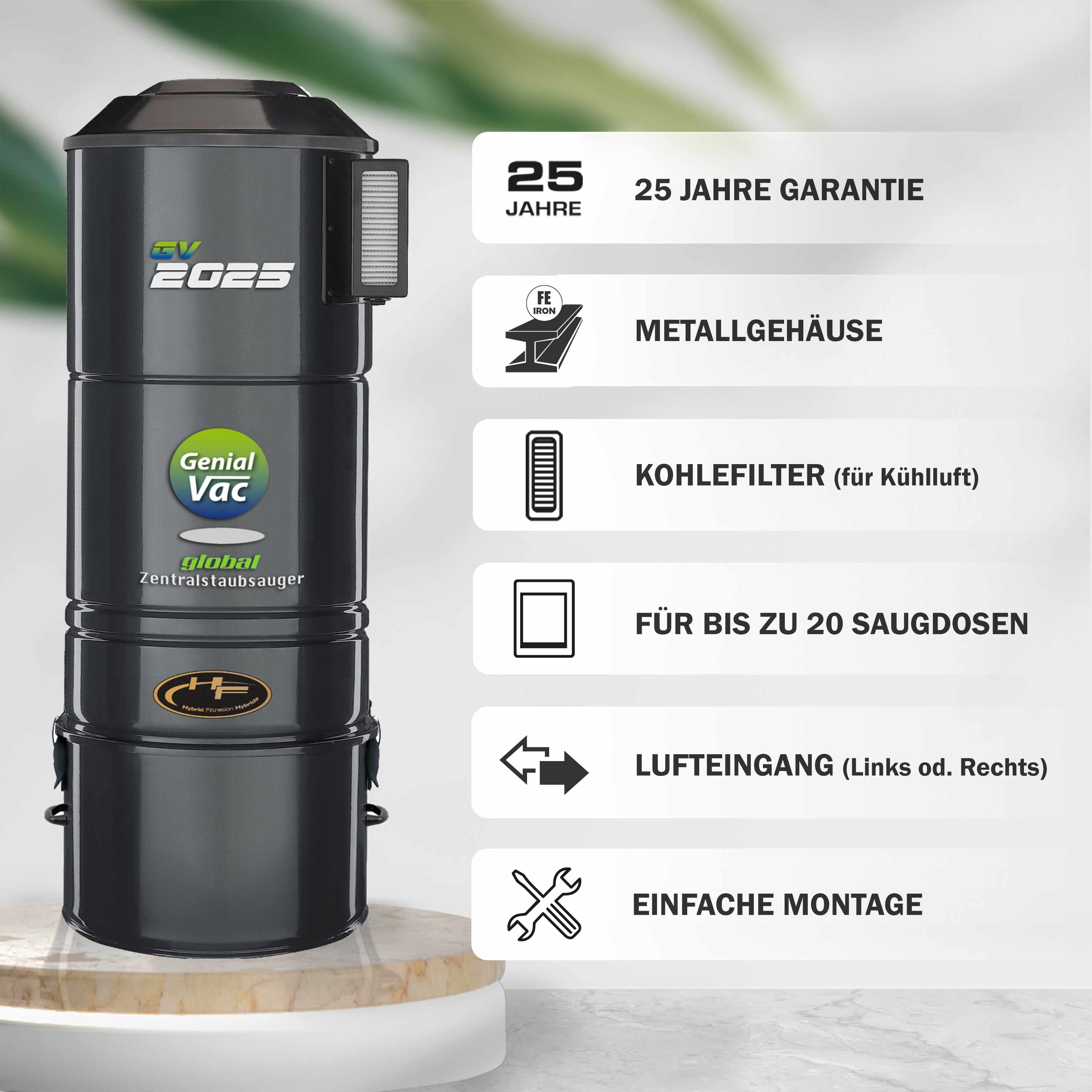 Set Nr. GV2025 high-quality-line 2-motorig - inkl. 2 Schlaucheinzüge