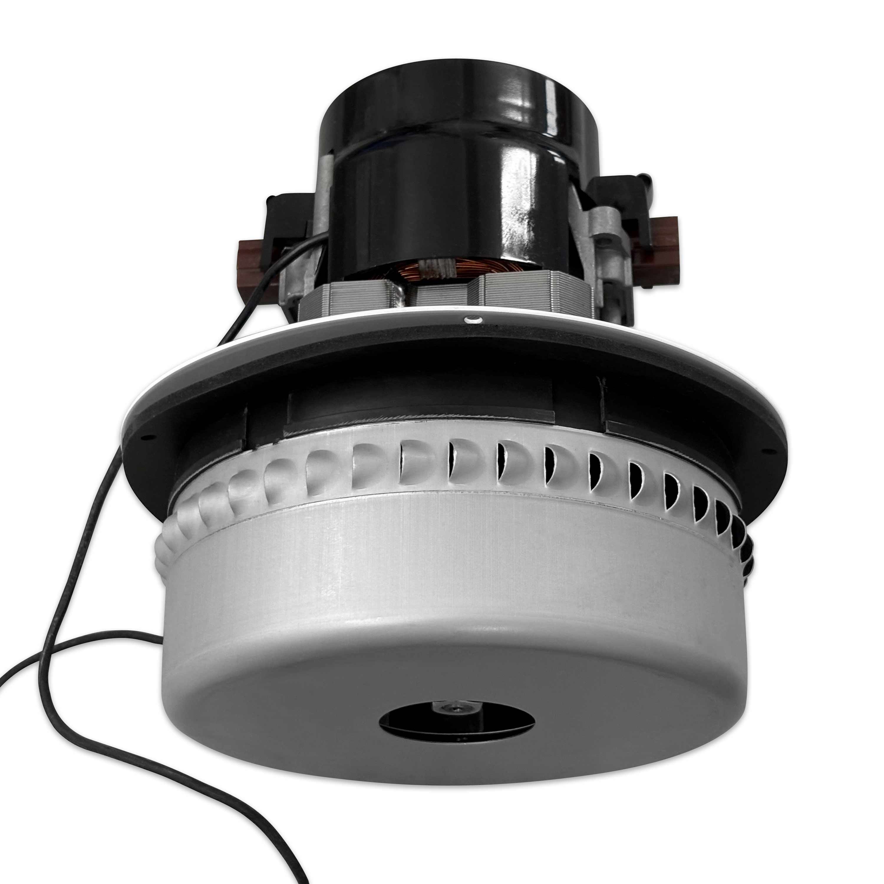 Motor unten mit 2 Turbinen - Boden flach mit Ausblas-Schuppen für Geräte 2025