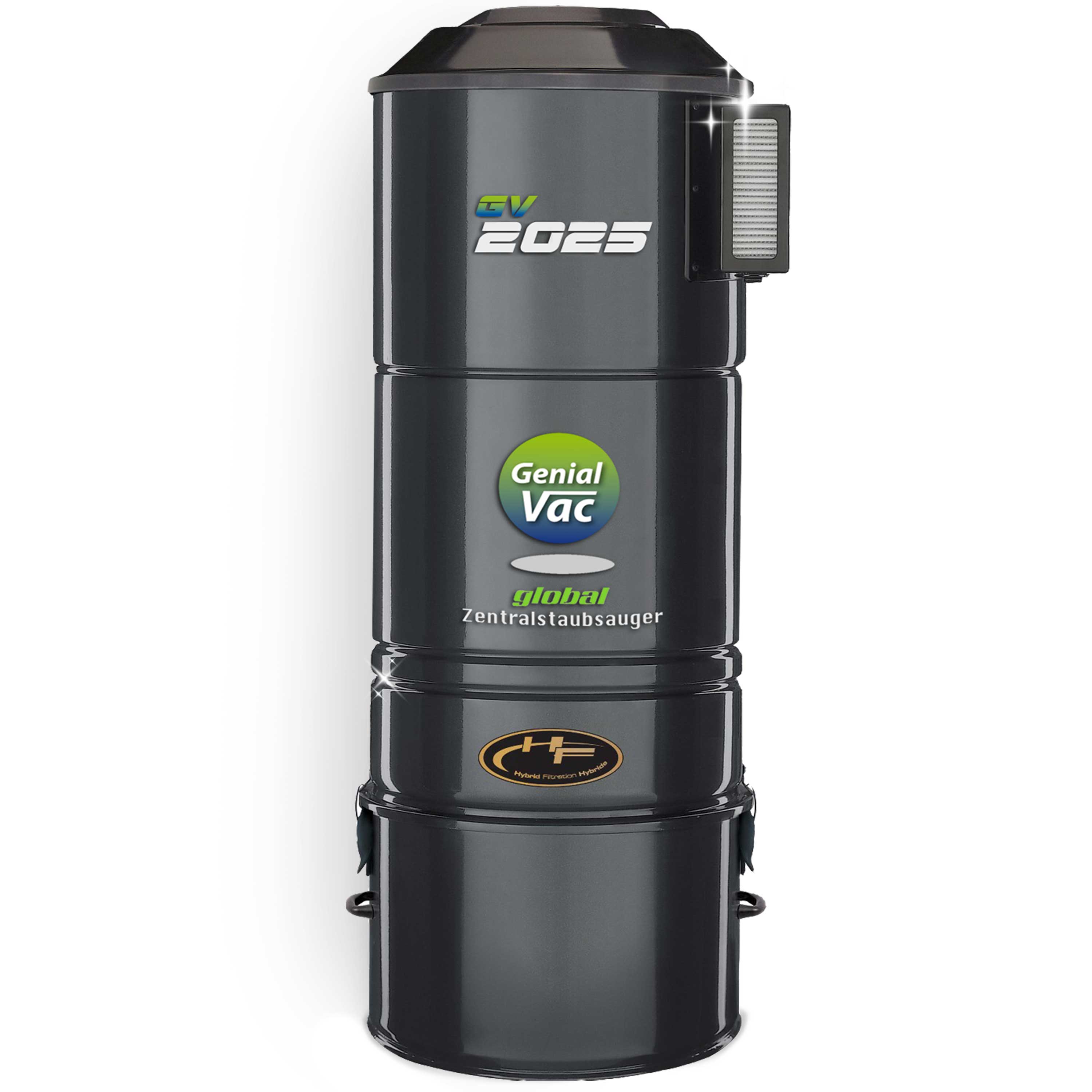 Zentralstaubsauger - Gerät GV2025 - 2 Motoren - High-Quality