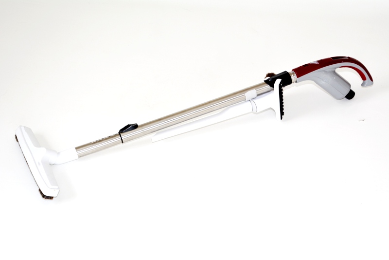 Zubehörhalter am Teleskoprohr für 3 Zubehörteile