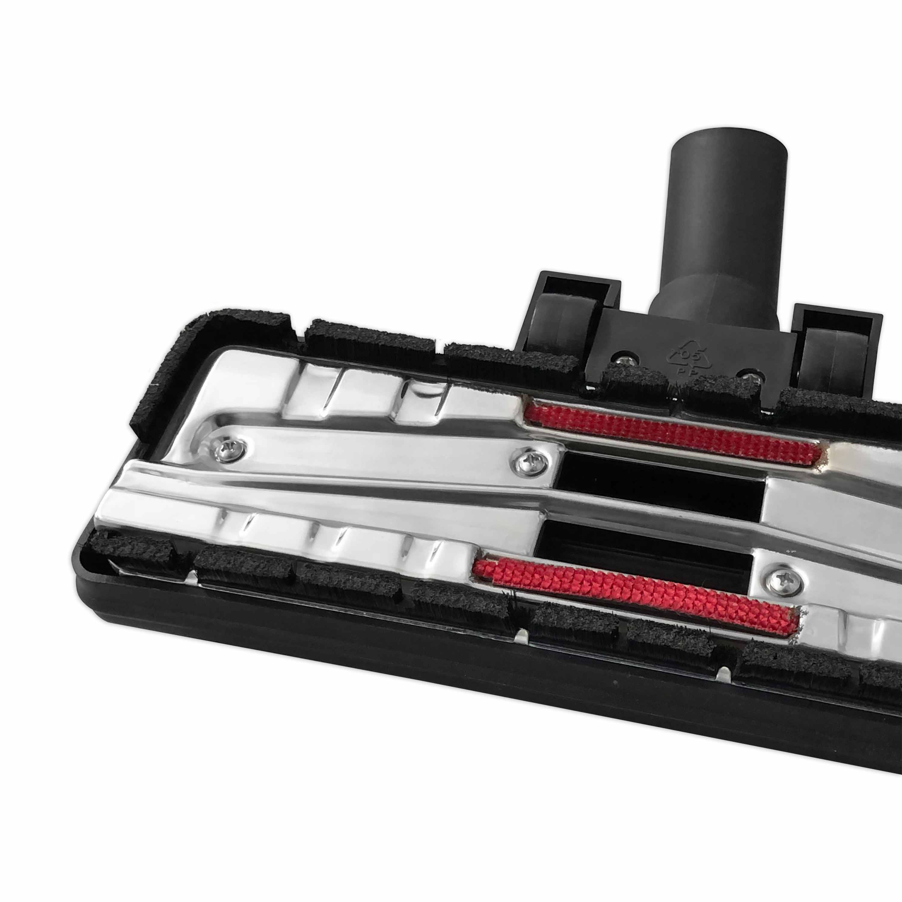 Bodendüse Typ2 umschaltbar mit 2 kleinen Rädern und Chrom Bodenplatte