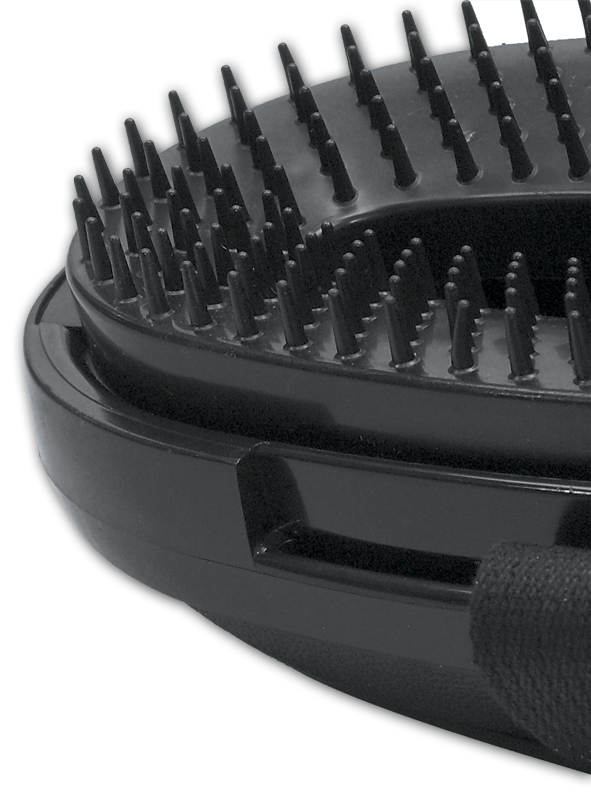 Tierbürste mit PVC-Kamm