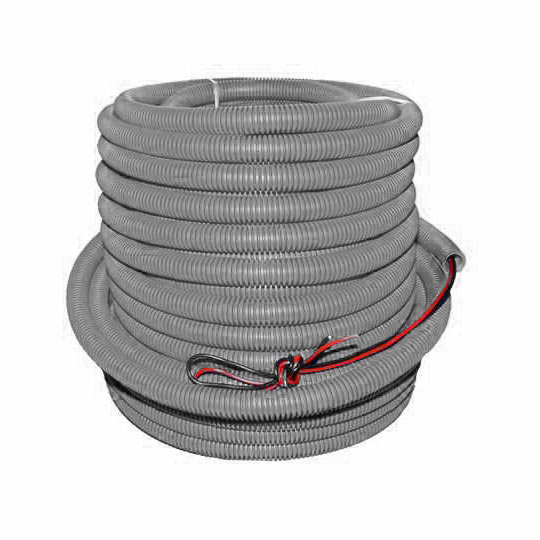 Kabel im Schutzschlauch eingezogen (50 lfm)