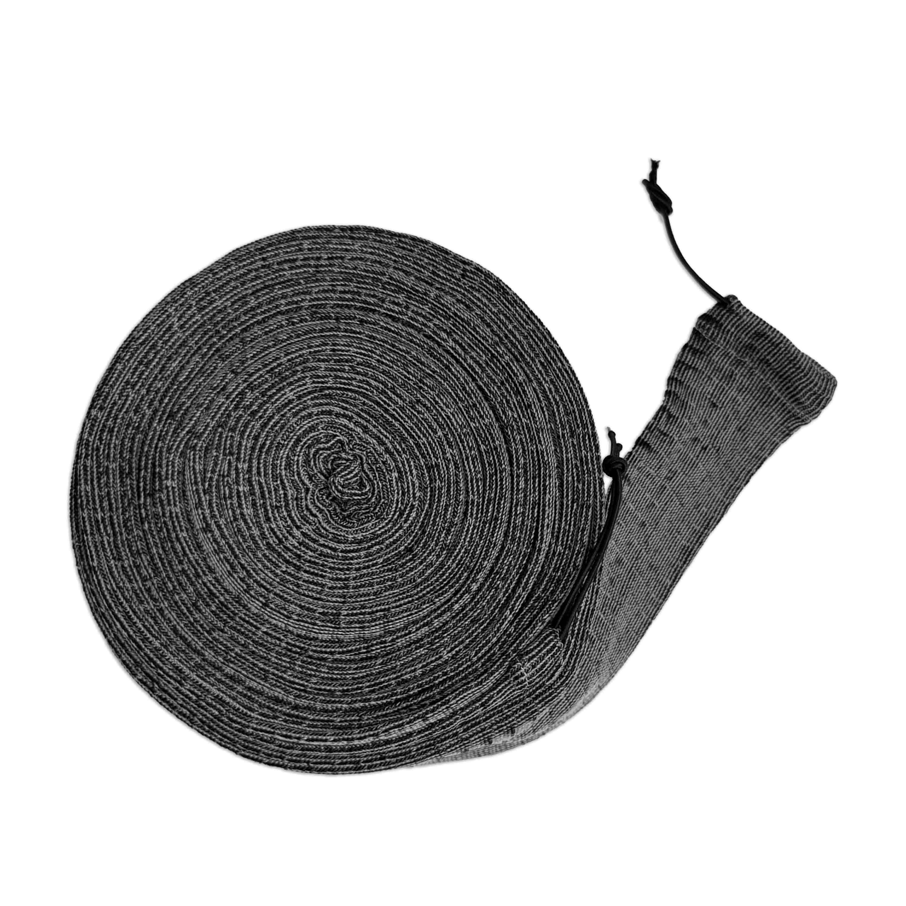 Stretch-Schlauchüberzug, Farbe Grau in versch. Längen