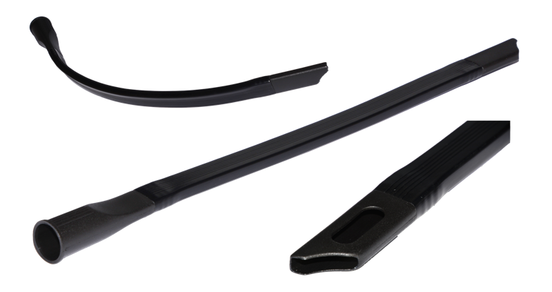 Sauglanze Gummiartig schwarz 62cm