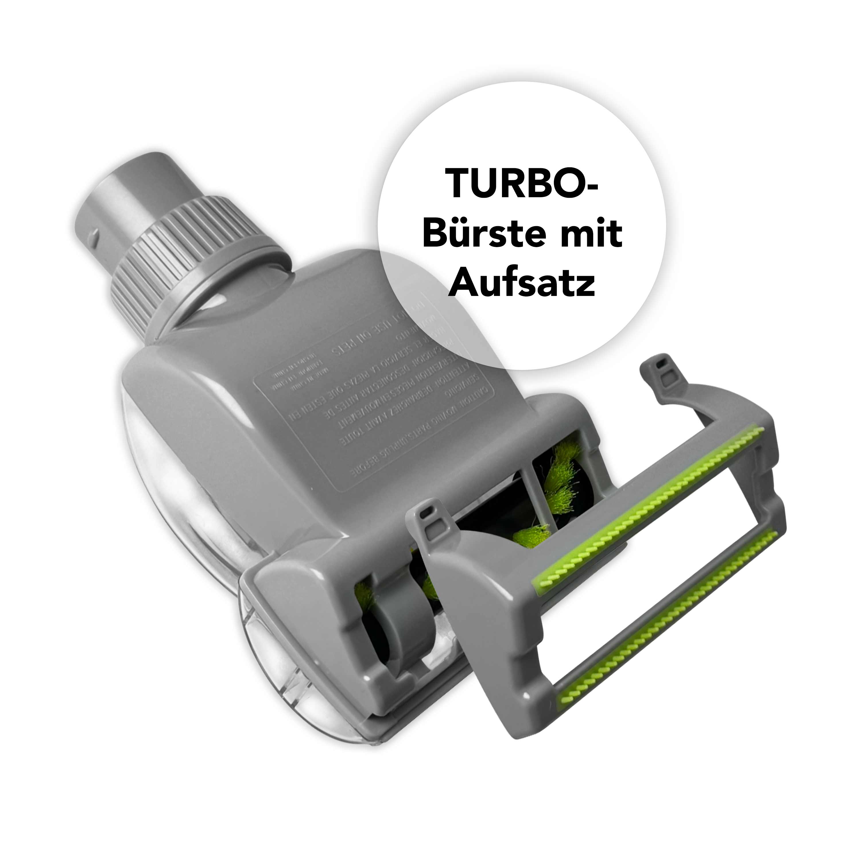 Turbobürste einfach mit Luftantrieb