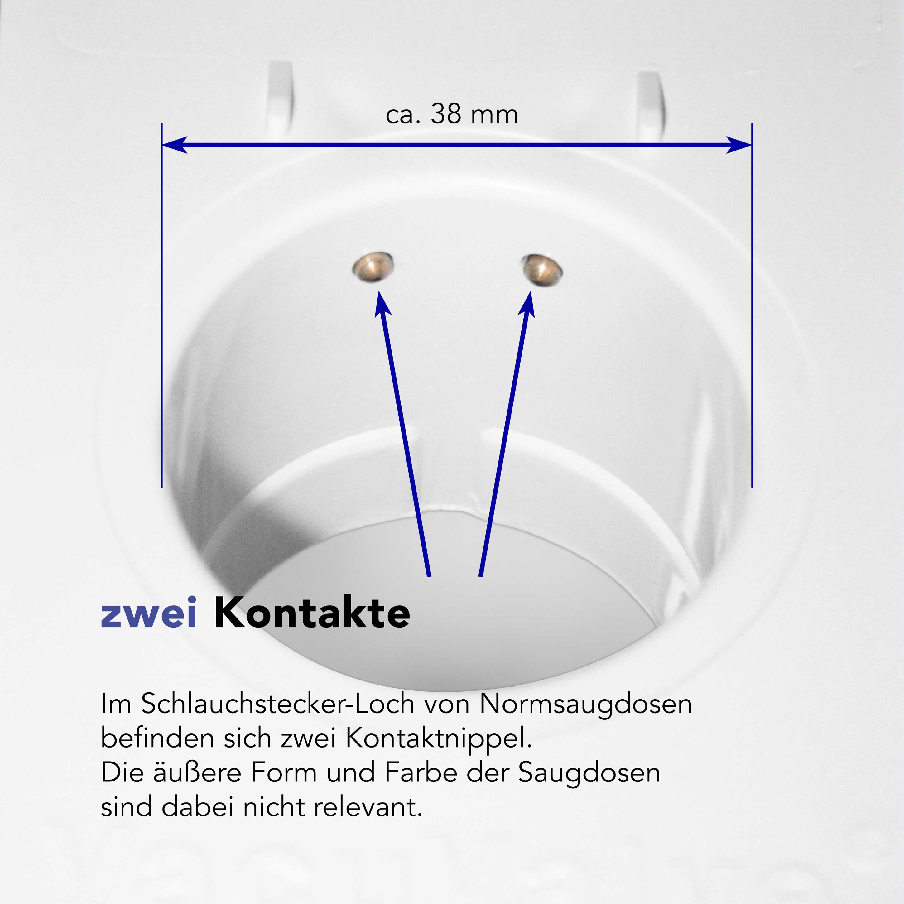 Standard-Stretchschlauch mit Griff 1,6 - 6 m ausziehbar