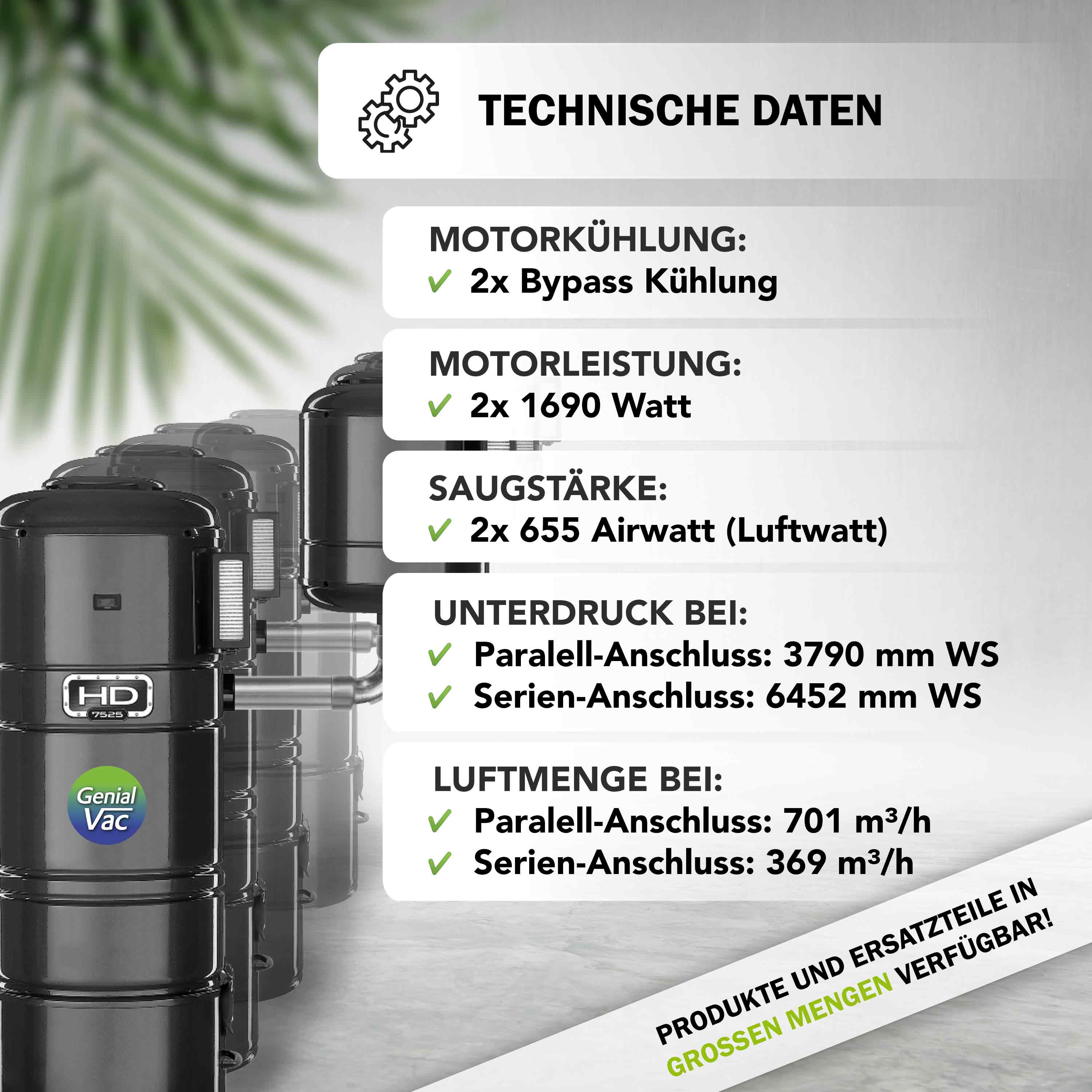 Gerät GV7525 - 2 Motoren - 4 Turbinen - HIGH-Quality