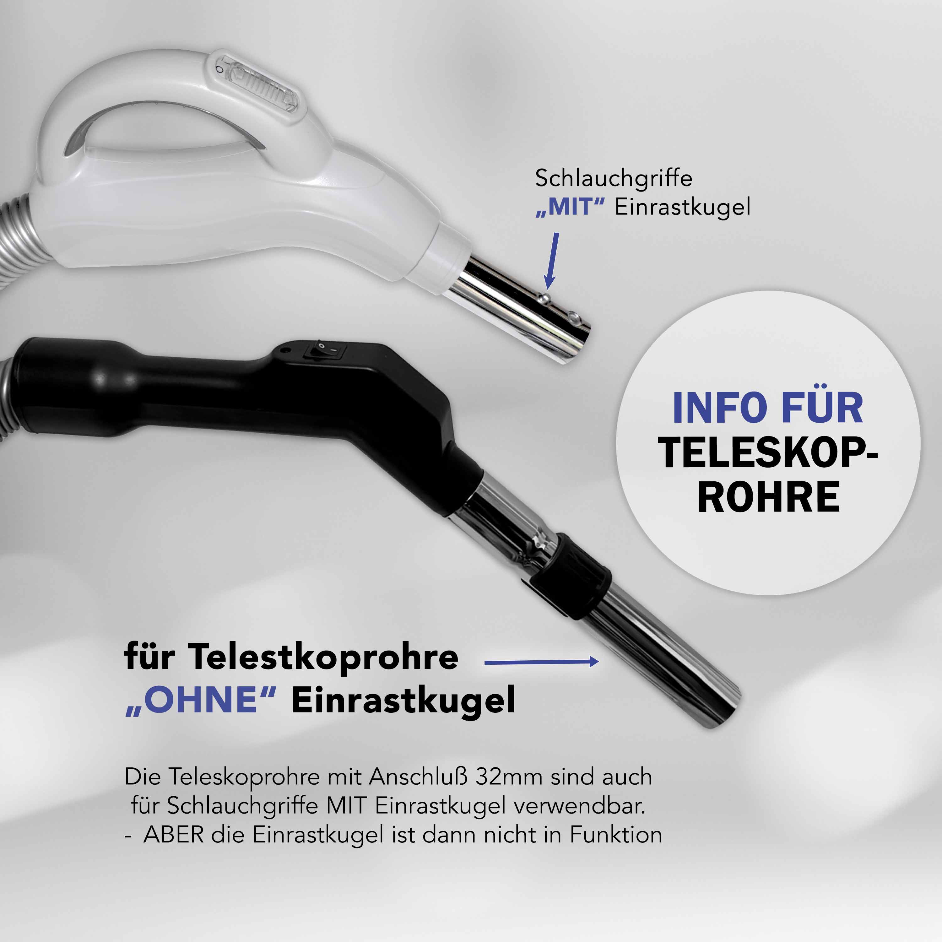 Steckrohr aus Kunststoff